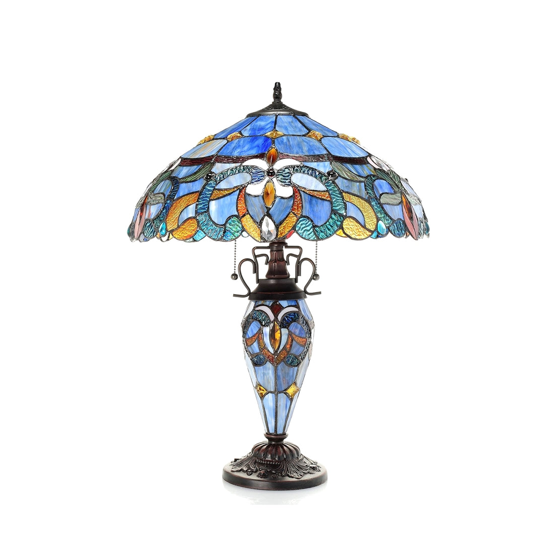 CH18091PV18-DT3 Double Lit Table Lamp