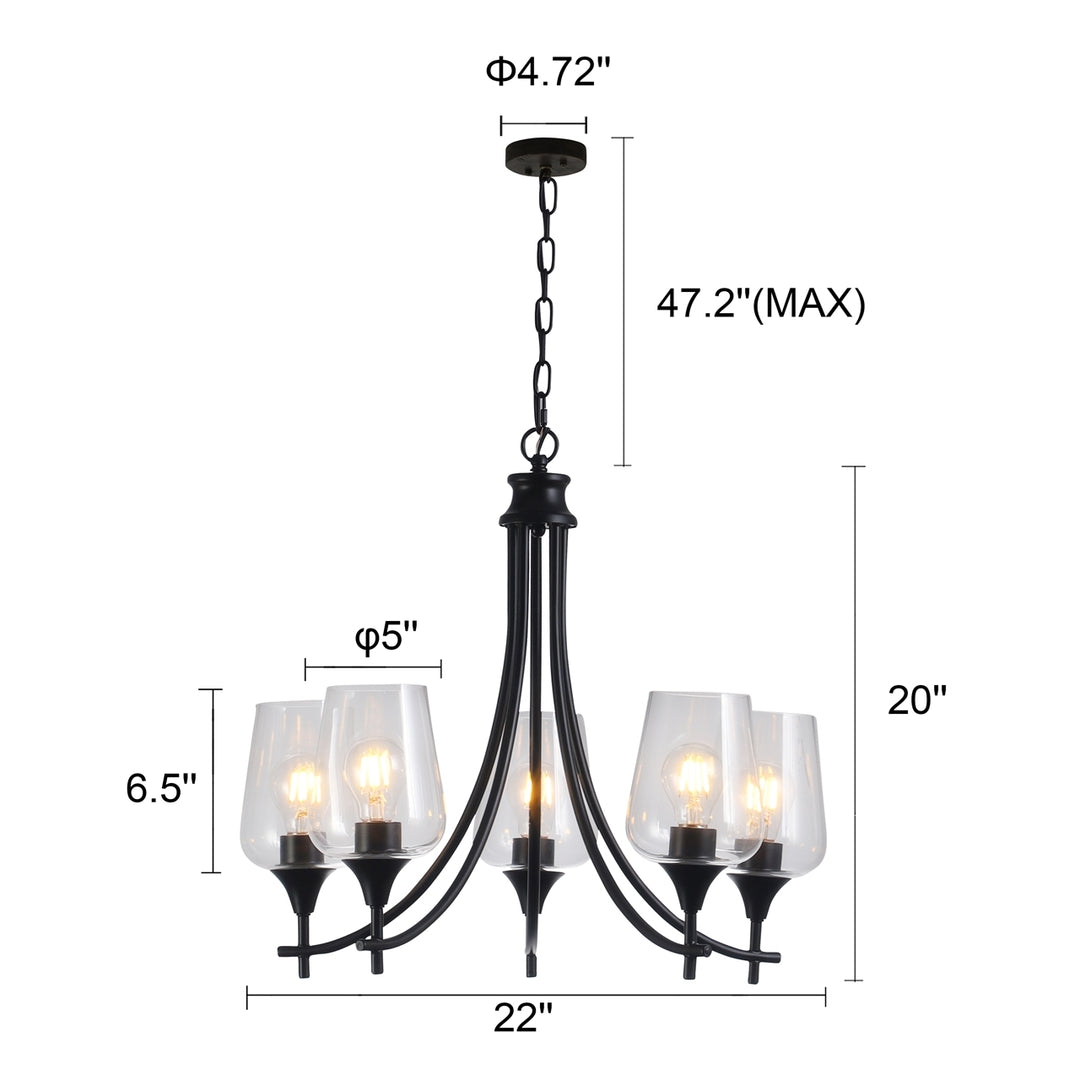 CH6S902BK21-UC5 Large Chandelier