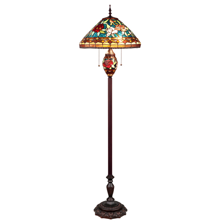 CH11309FR18-DF3 Roses Floor Lamp