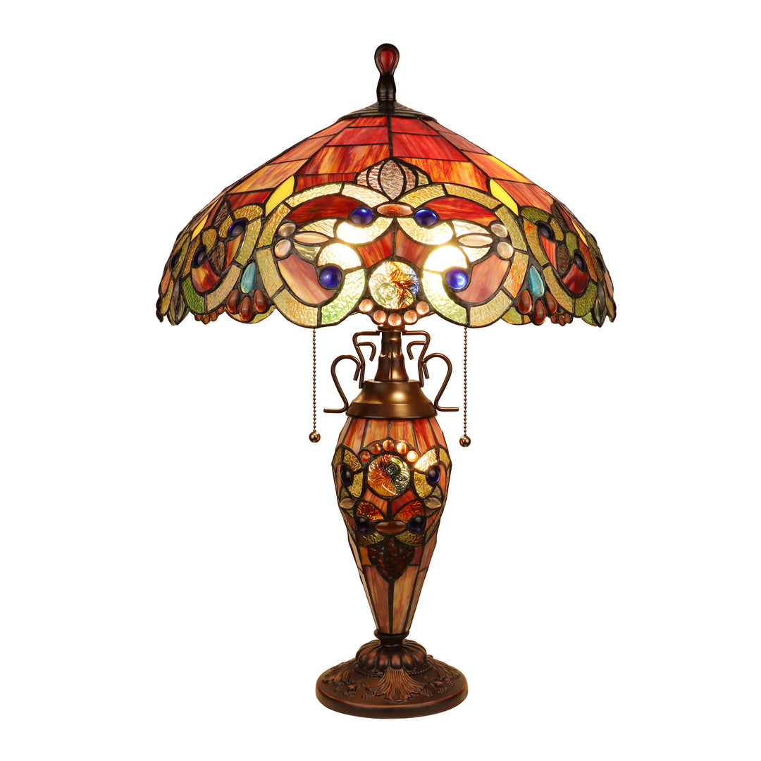 CH18648SV18-DT3 Double Lit Table Lamp
