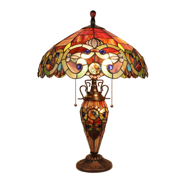 CH18648SV18-DT3 Double Lit Table Lamp