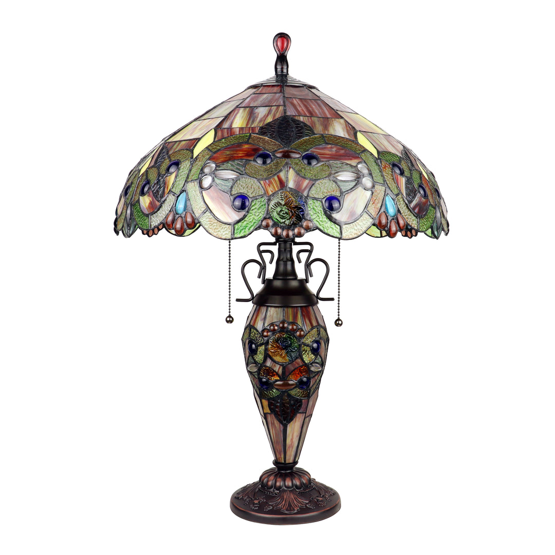 CH18648SV18-DT3 Double Lit Table Lamp