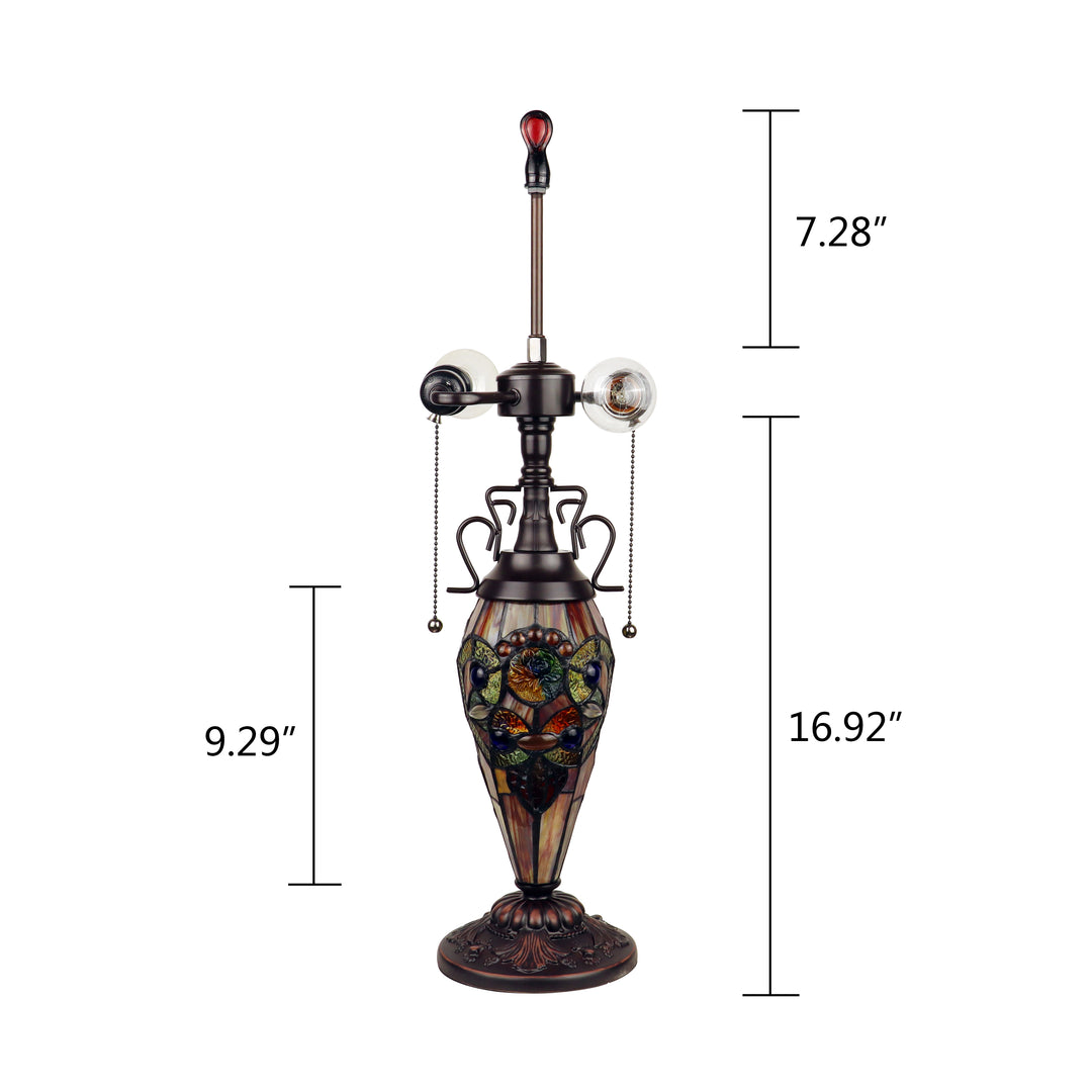 CH18648SV18-DT3 Double Lit Table Lamp
