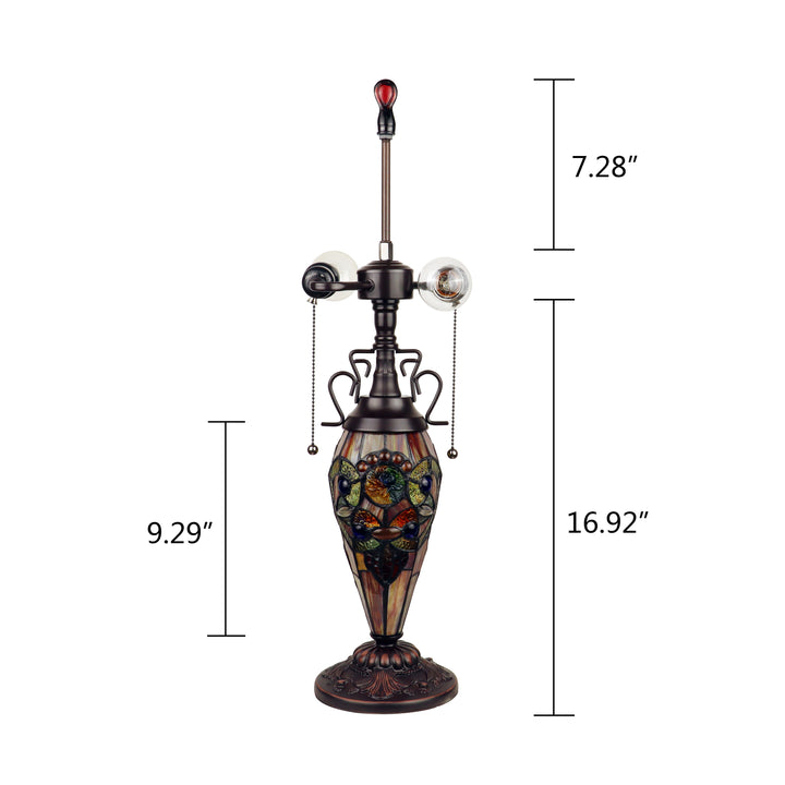 CH18648SV18-DT3 Double Lit Table Lamp
