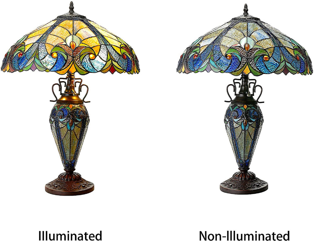 CH18780VA18-DT3 Double Lit Table Lamp