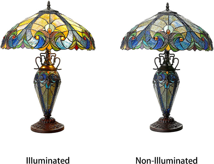 CH18780VA18-DT3 Double Lit Table Lamp