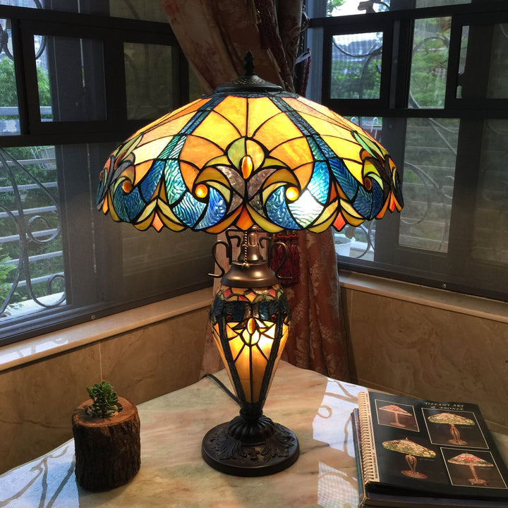 CH18780VA18-DT3 Double Lit Table Lamp