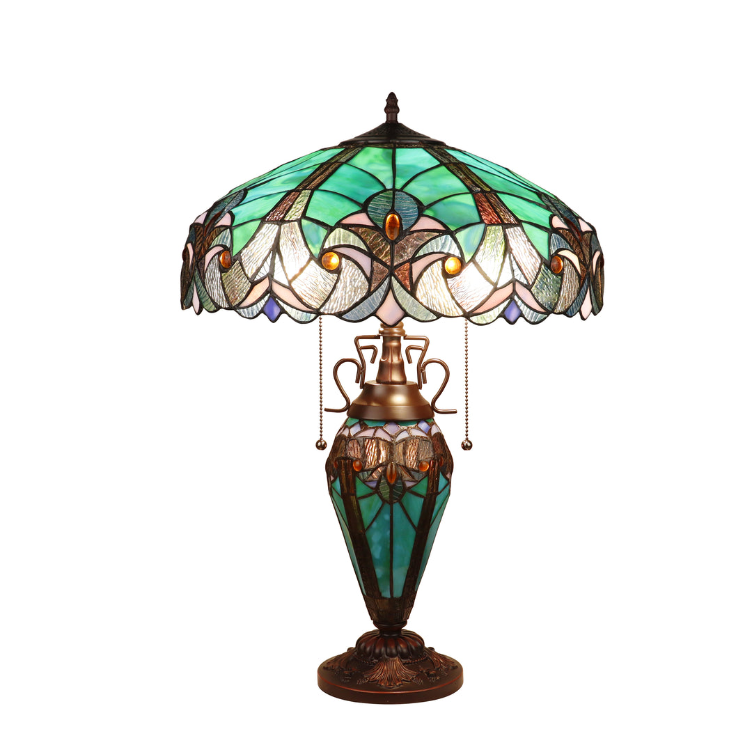 CH18780VG18-DT3 Double Lit Table Lamp