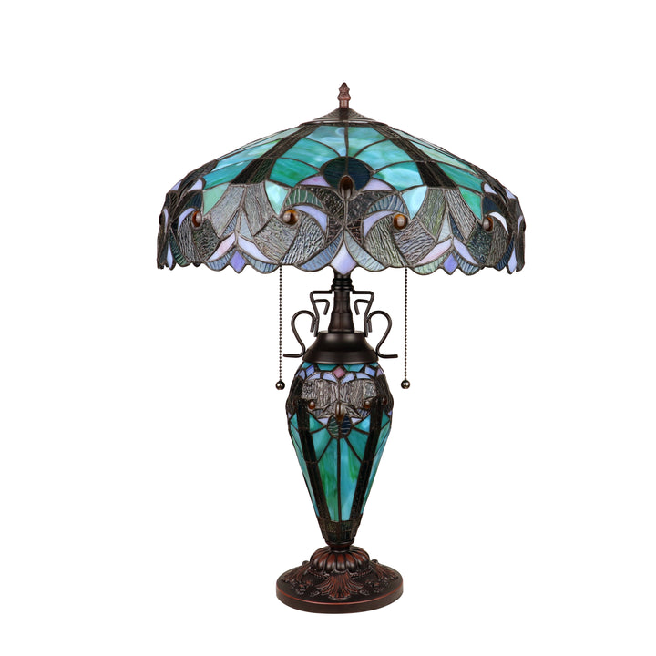 CH18780VG18-DT3 Double Lit Table Lamp