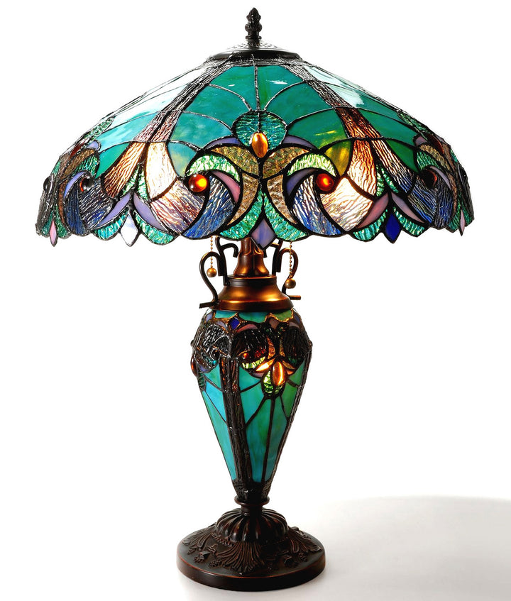 CH18780VG18-DT3 Double Lit Table Lamp