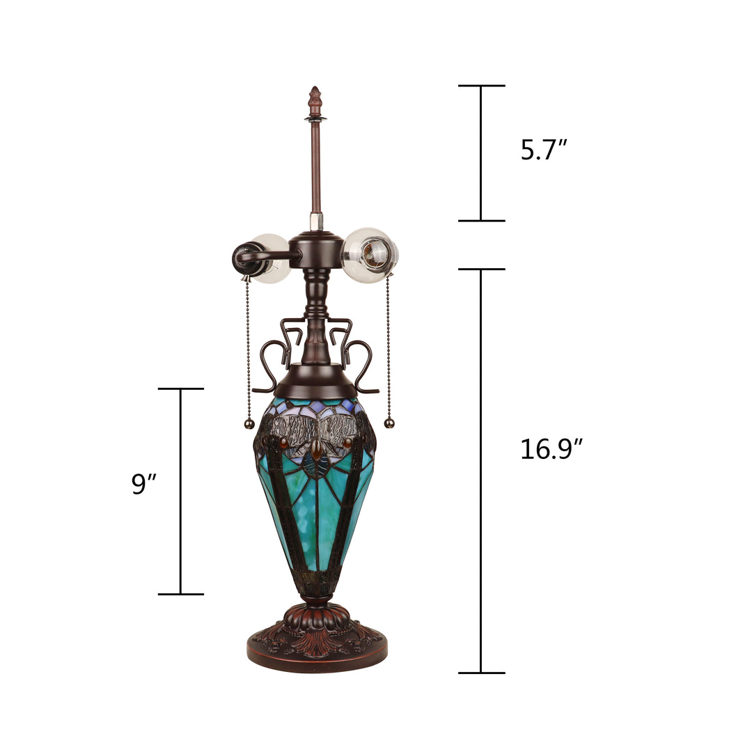 CH18780VG18-DT3 Double Lit Table Lamp