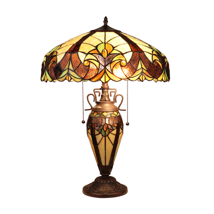 CH18780VI18-DT3 Double Lit Table Lamp