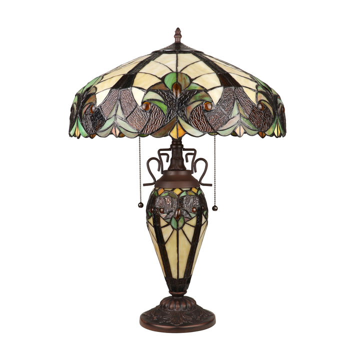CH18780VI18-DT3 Double Lit Table Lamp