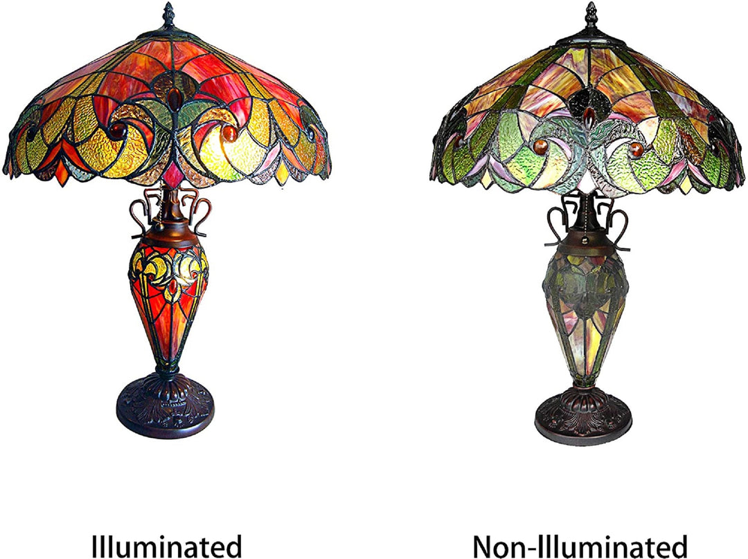 CH18780VR18-DT3 Double Lit Table Lamp