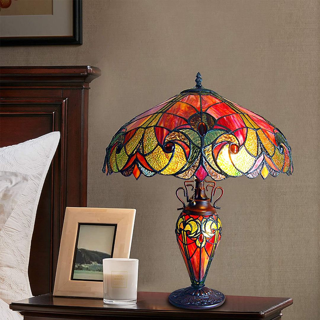 CH18780VR18-DT3 Double Lit Table Lamp