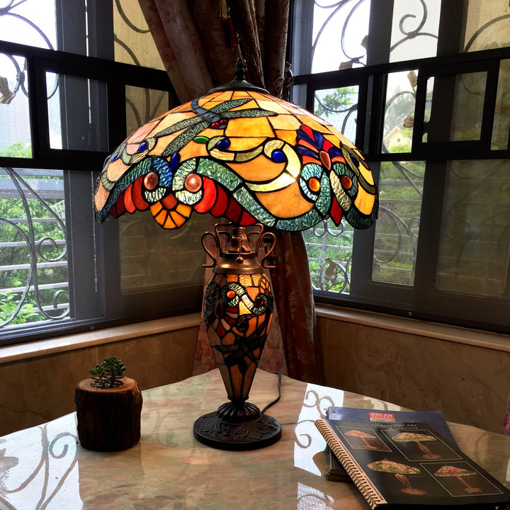 CH1B889AD18-DT3 Double Lit Table Lamp