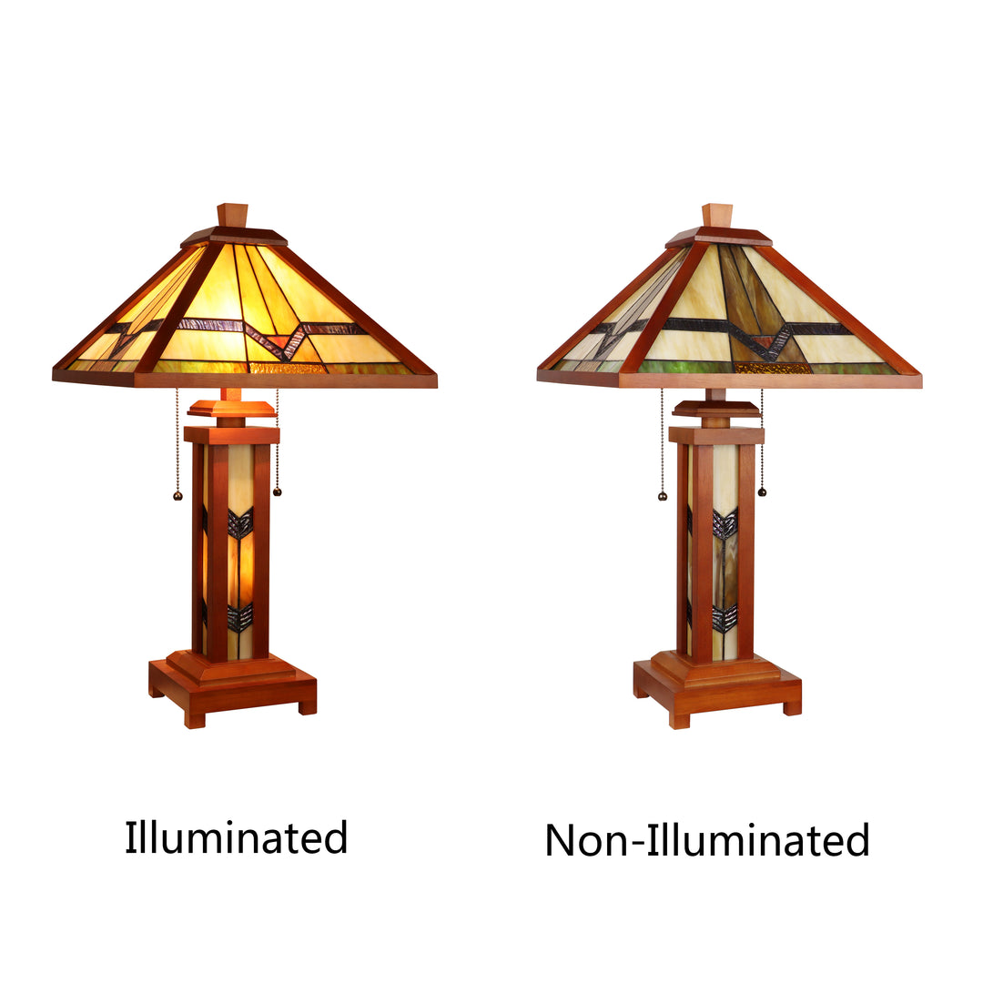 CH33430WM15-DT3 Double Lit Table Lamp