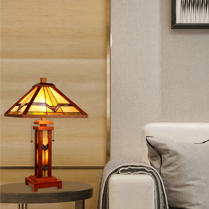 CH33430WM15-DT3 Double Lit Table Lamp