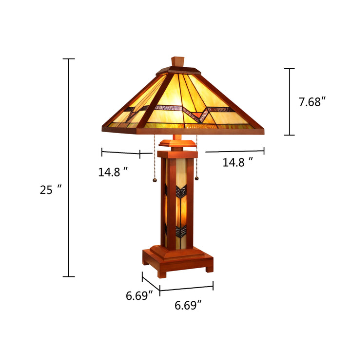 CH33430WM15-DT3 Double Lit Table Lamp