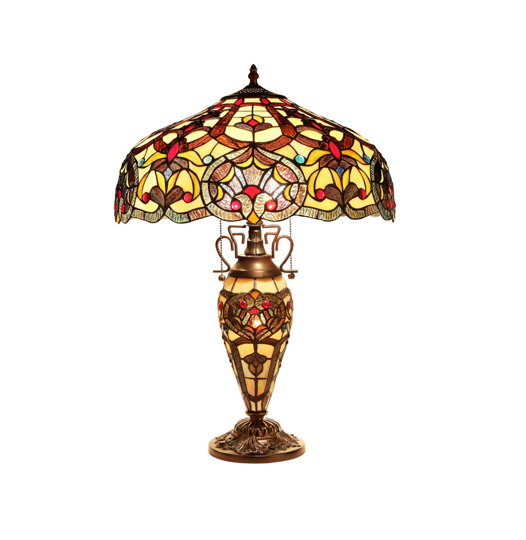 CH33473IV18-DT3 Double Lit Table Lamp