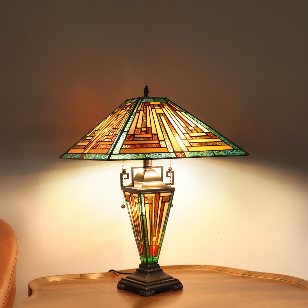 CH3T118GM16-DT3 Double Lit Table Lamp