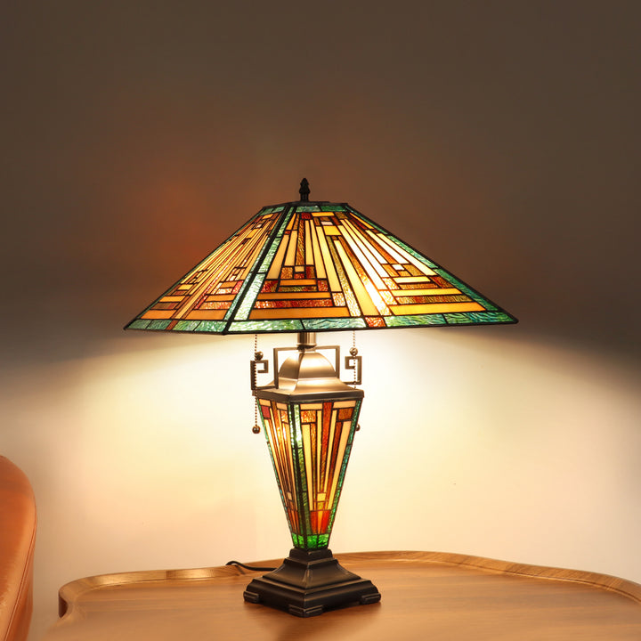 CH3T118GM16-DT3 Double Lit Table Lamp