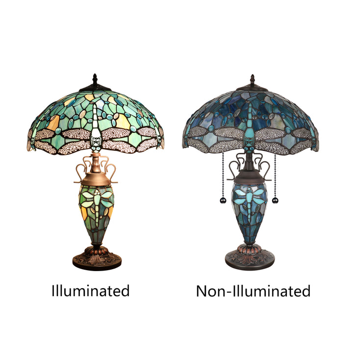 CH3T524GD16-DT3 Double Lit Table Lamp
