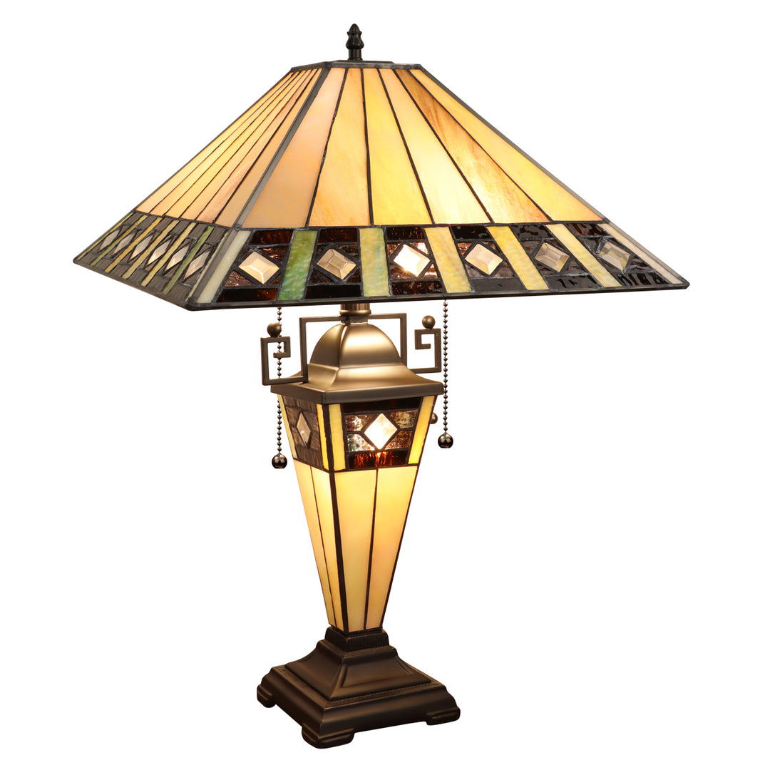 CH3T993MA16-DT3 Double Lit Table Lamp