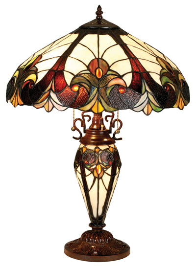 CH18780VI18-DT3 Double Lit Table Lamp