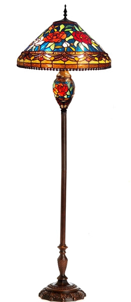 CH11309FR18-DF3 Roses Floor Lamp