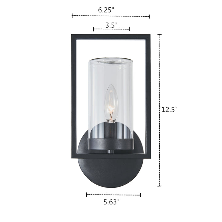 CH2S077BK13-OD1 Out Door Wall Sconce