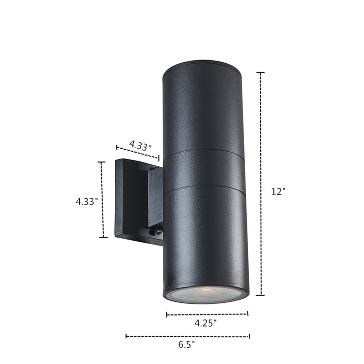 CH2S083BK12-ODL LED Outdoor Sconce