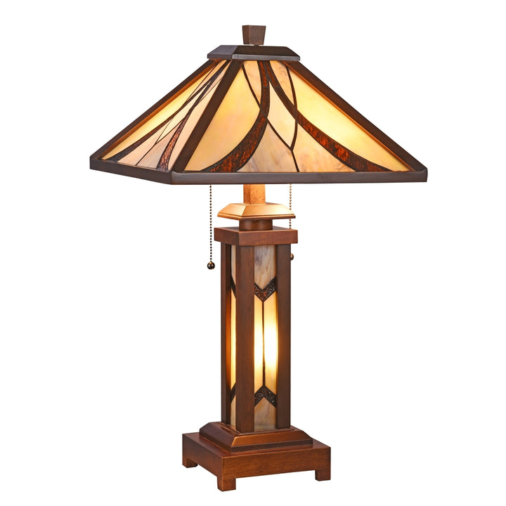 CH3T949WM15-DT3 Double Lit Table Lamp