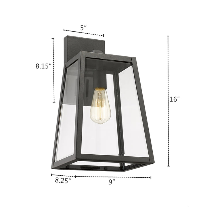 CH22034BK16-OD1 Outdoor Sconce