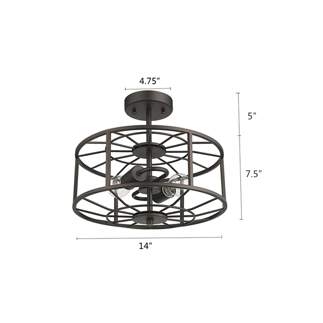 CH2D007RB14-SF2 Semi-Flush Ceiling Fixture