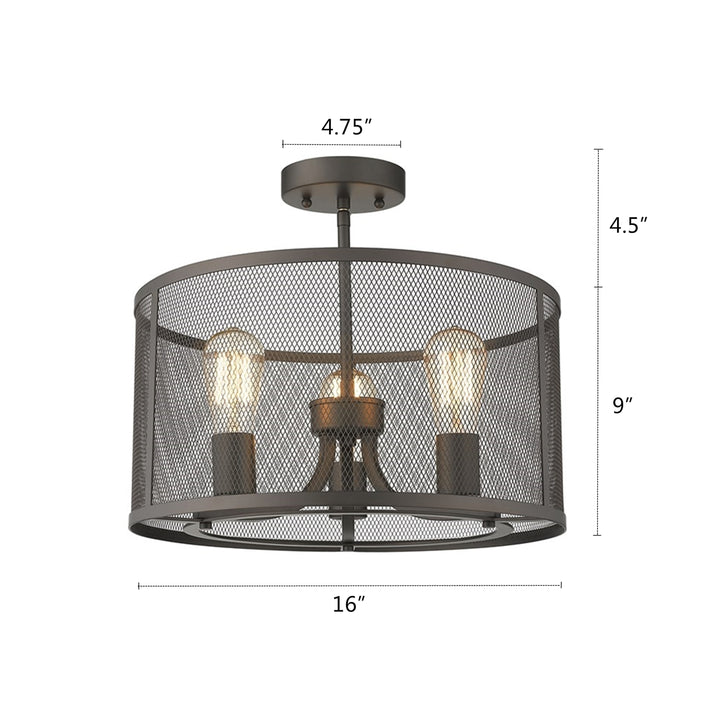 CH2D065RB16-SF3 Semi-Flush Ceiling Fixture