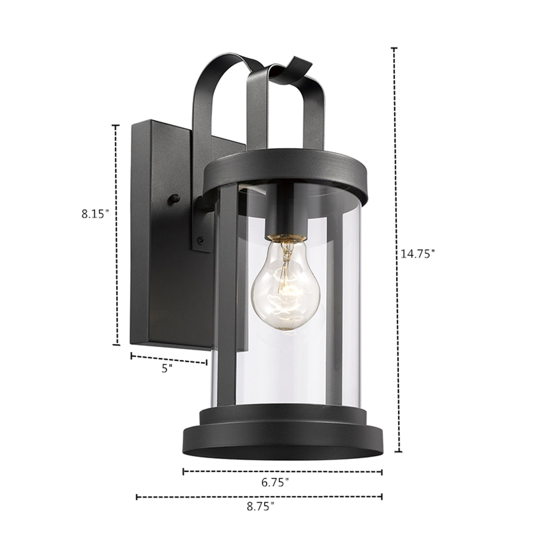 CH2S089BK15-OD1 Outdoor Sconce