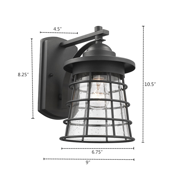 CH2S090BK11-OD1 Outdoor Sconce