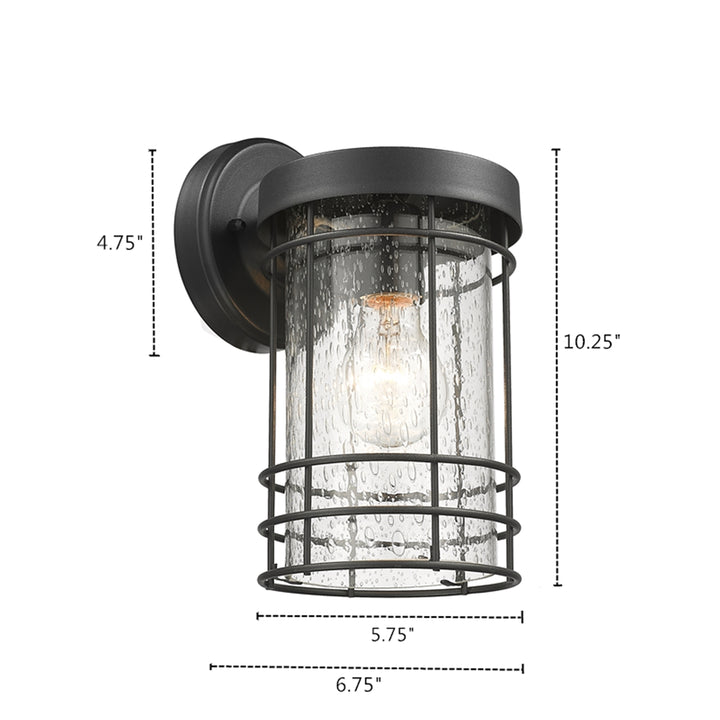 CH2S092BK10-OD1 Outdoor Sconce