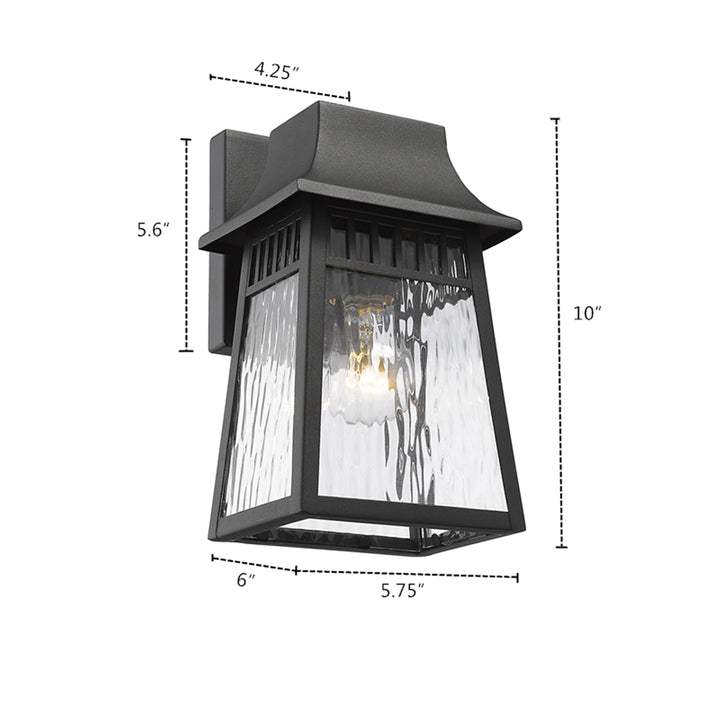 CH2S093BK10-OD1 Outdoor Sconce