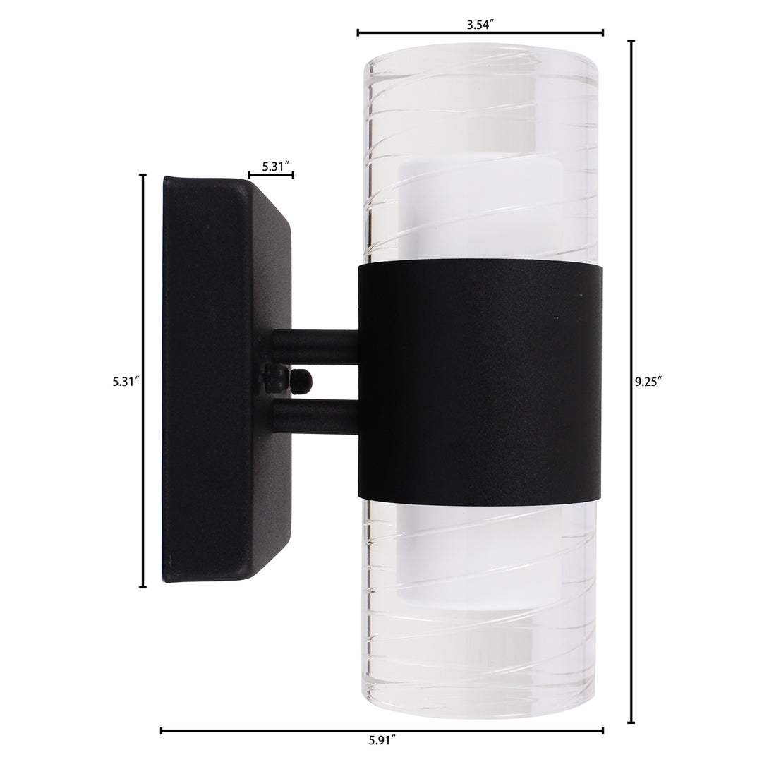 CH7Q001BK10-LW2 LED In/Outdoor Wall Sconce