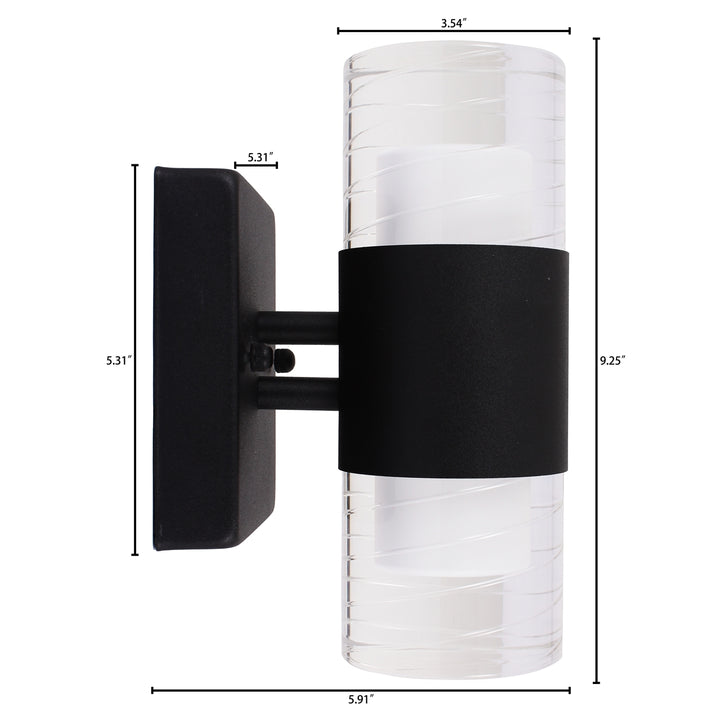 CH7Q001BK10-LW2 LED In/Outdoor Wall Sconce