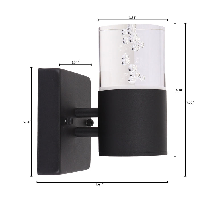 CH7Q032BK07-LW1 LED In/Outdoor Wall Sconce