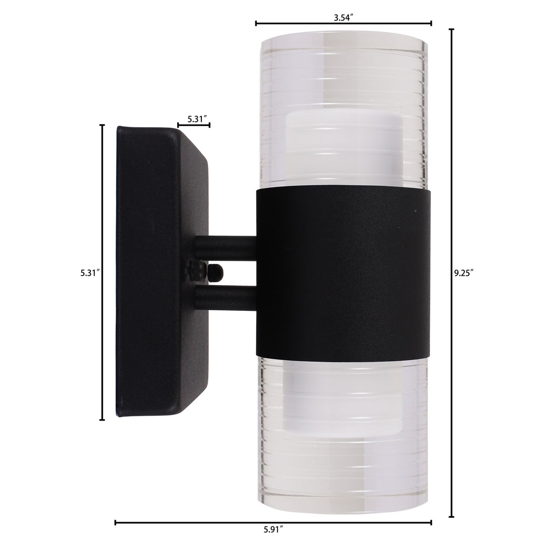 CH7Q037BK10-LW2 LED In/Outdoor Wall Sconce