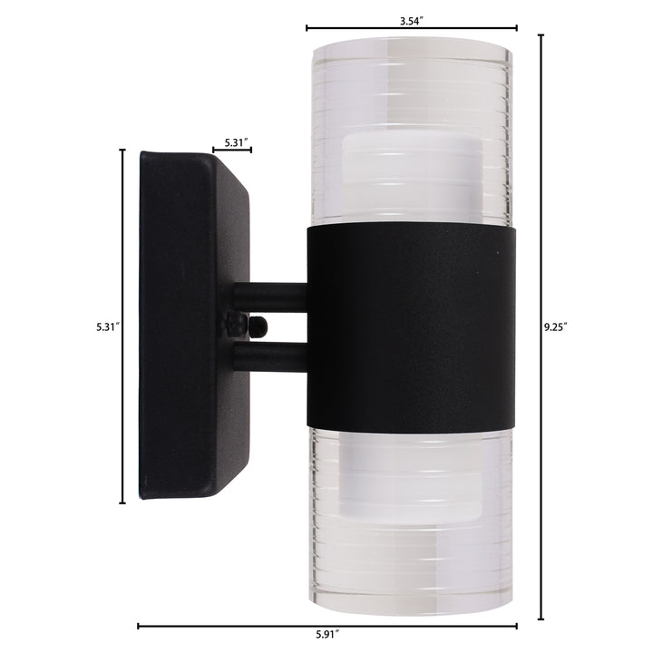 CH7Q037BK10-LW2 LED In/Outdoor Wall Sconce