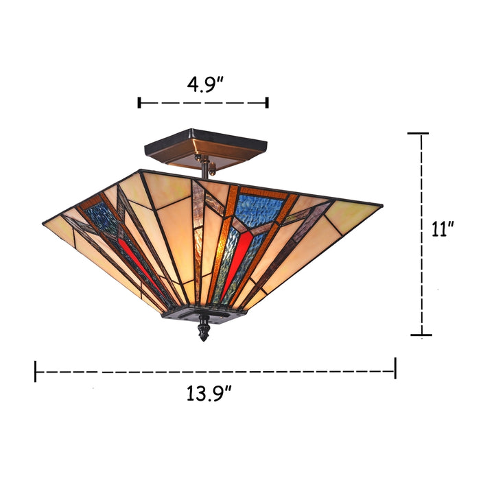 CH3T172AM14-UF2 Semi-Flush Ceiling Fixture