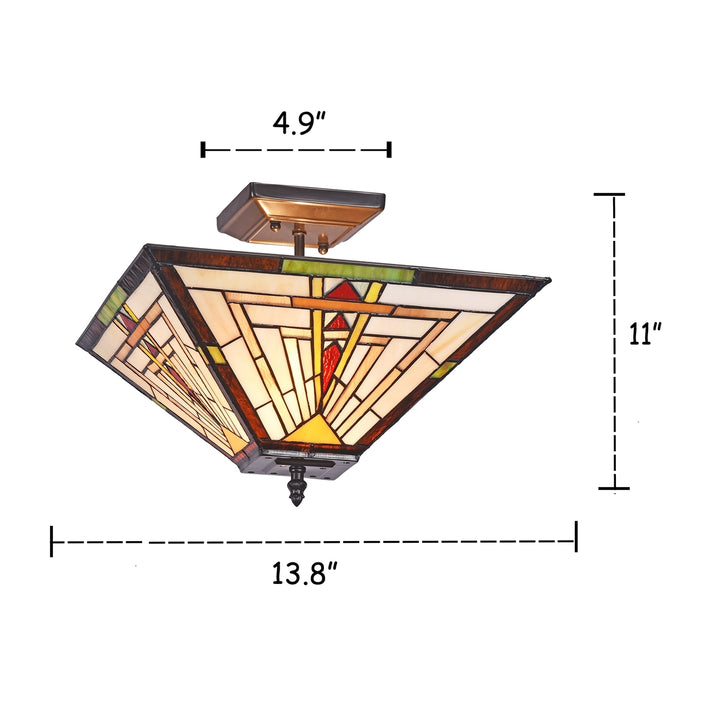 CH3T176IM14-UF2 Semi-Flush Ceiling Fixture