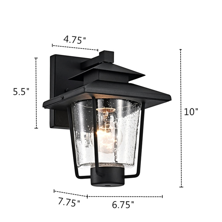 CH2S203BK10-OD1 Outdoor Wall Sconce