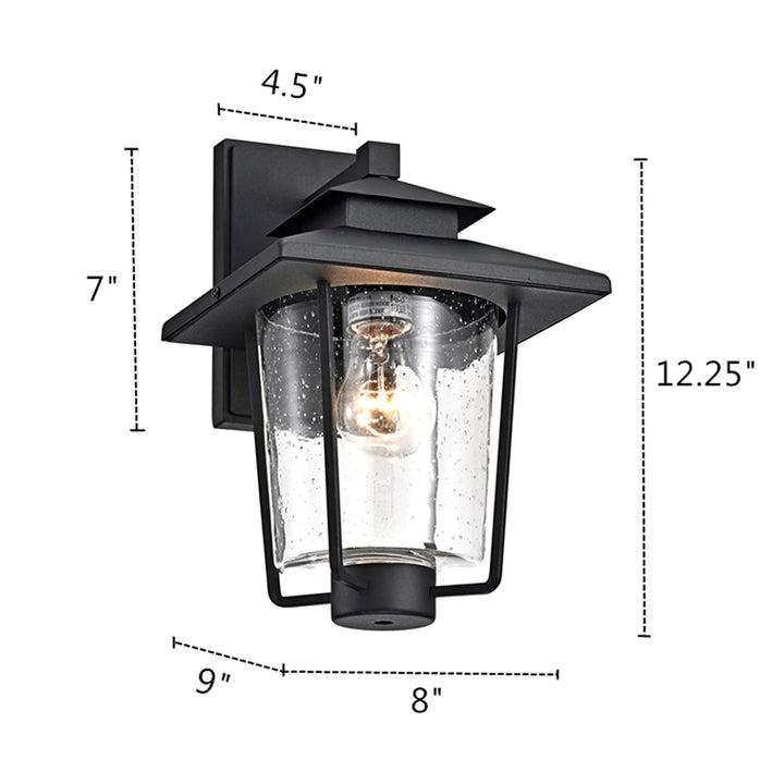 CH2S203BK12-OD1 Outdoor Wall Sconce