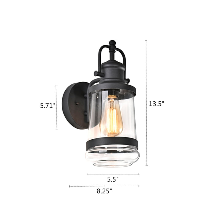 CH2S205BK14-OD1 Outdoor Wall Sconce